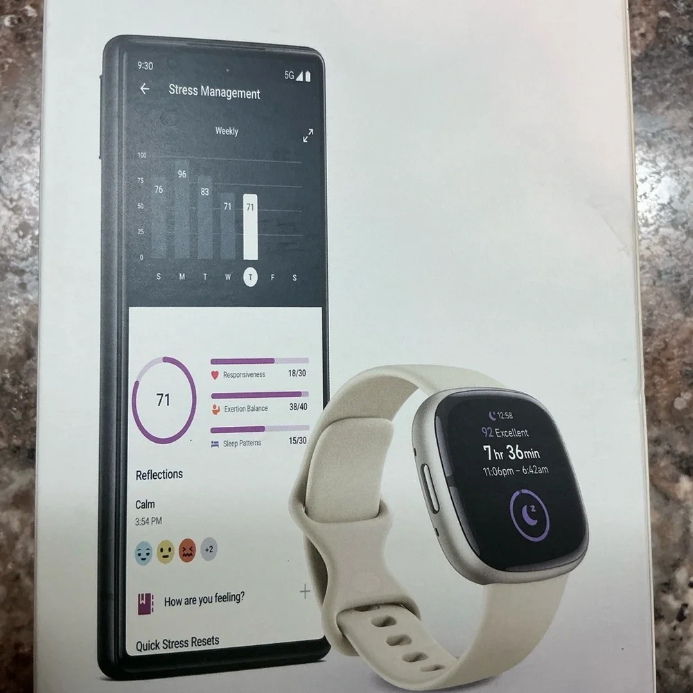 Google Fitbit Sense 2 Health & Fitness Watches Price for one watch. REDUCED,
